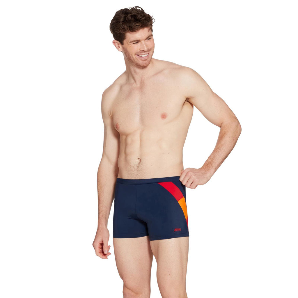 Schwimm Boxer Sydney 27 Herren Marineblau-Rot Größe 40-XXXL Zoggs 462931NVRD40