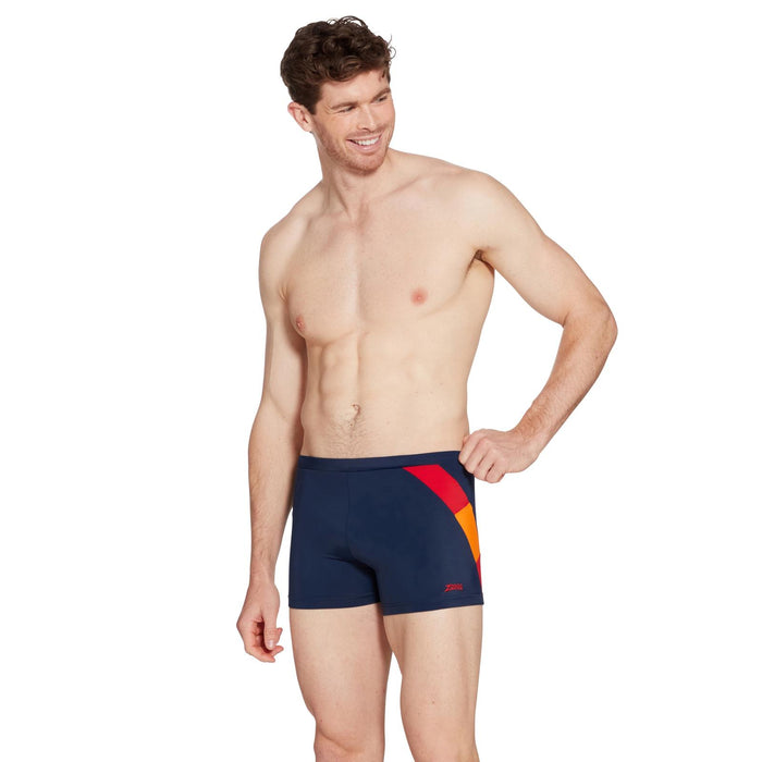 Schwimm Boxer Sydney 27 Herren Marineblau-Rot Größe 40-XXXL Zoggs 462931NVRD40