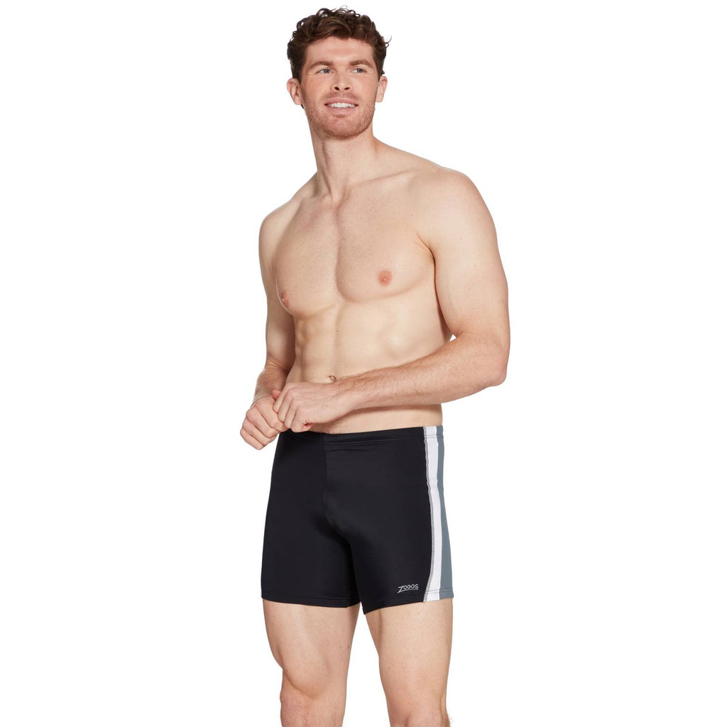 Schwimm Quadschnitt Toronto Hüftracer 32 Herren Schwarz-Grau Größe 38-XXL Zoggs 462932BKGY38