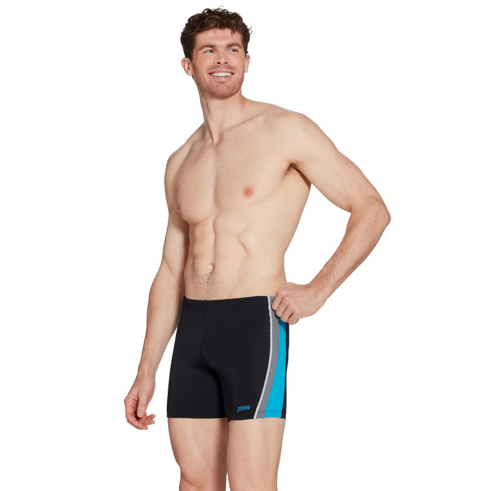 Schwimm Quadschnitt Toronto Hüftracer 32 Herren Schwarz-Türkis Größe 40-XXXL Zoggs 462932BKTQ40