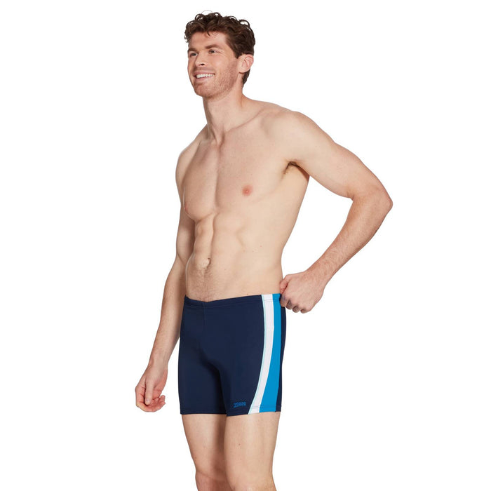 Schwimm Quadschnitt Toronto Hüftracer 32 Herren Marineblau-Hellblau Größe 42-4XL Zoggs 462932NVLB42