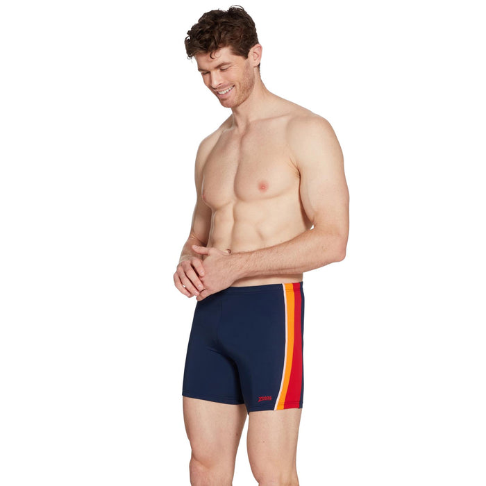 Schwimm Quadschnitt Toronto Hüftracer 32 Herren Marineblau-Rot Größe 36-XL Zoggs 462932NVRD36