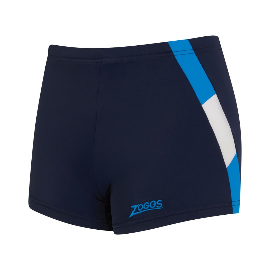 Schwimm Boxer Sydney 21 Junge Marineblau-Hellblau Größe 24-8A Zoggs 463483NVLB24
