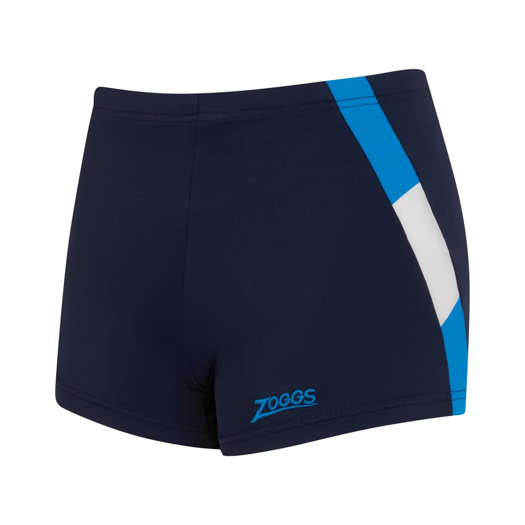 Schwimm Boxer Sydney 21 Junge Marineblau-Hellblau Größe 27-12A Zoggs 463483NVLB27