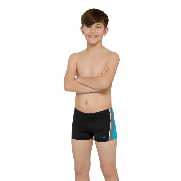 Schwimm Boxer Toronto Hip Racer 21 Junge Schwarz-Türkis Größe 24-8A Zoggs 463484BKTQ24