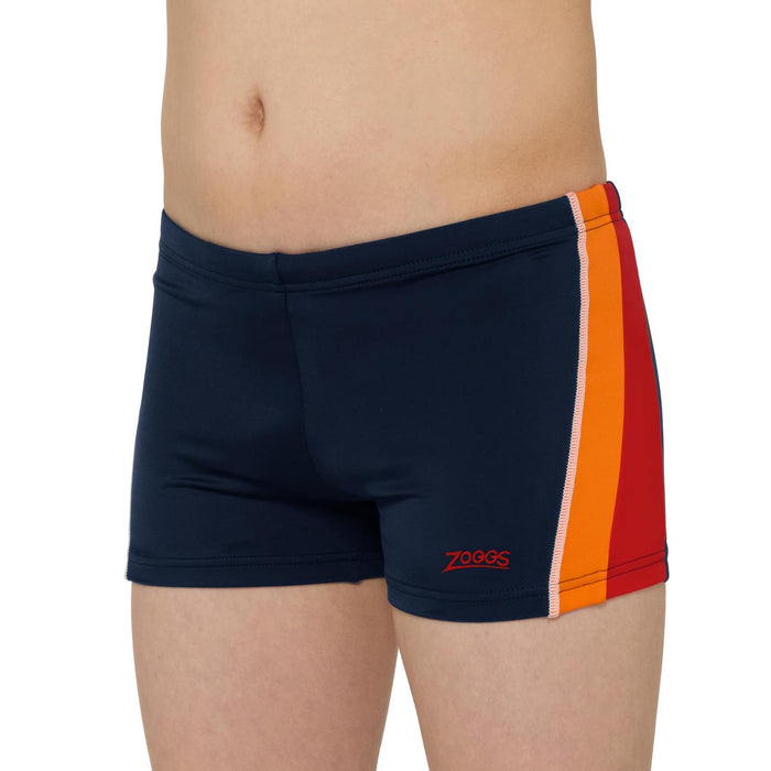 Schwimm Boxer Toronto Hip Racer 21 Junge Marineblau-Rot Größe 25-10A Zoggs 463484NVRD25