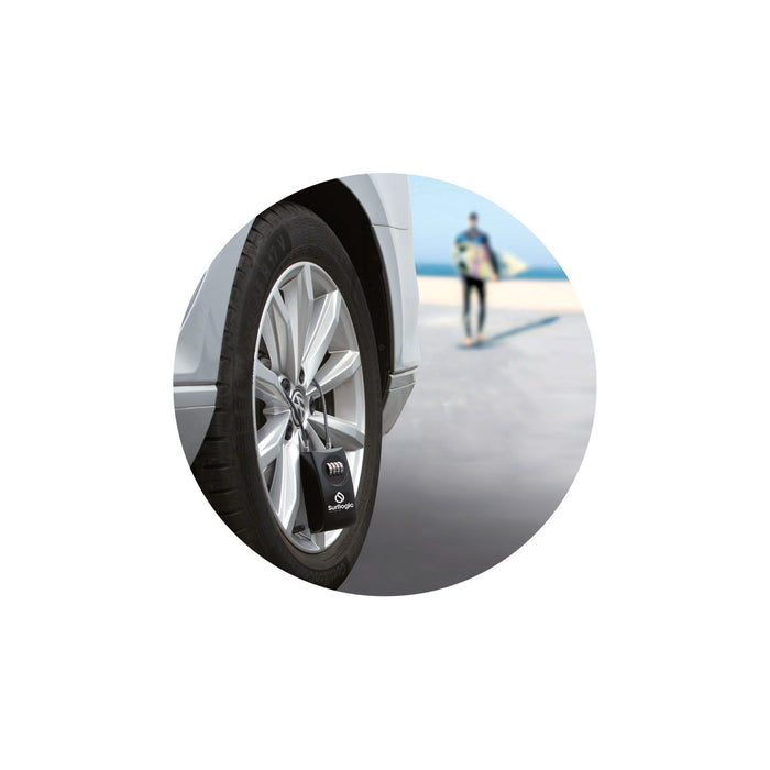 Schlüssel Schloss Doppel System Schwarz Surflogic 59147