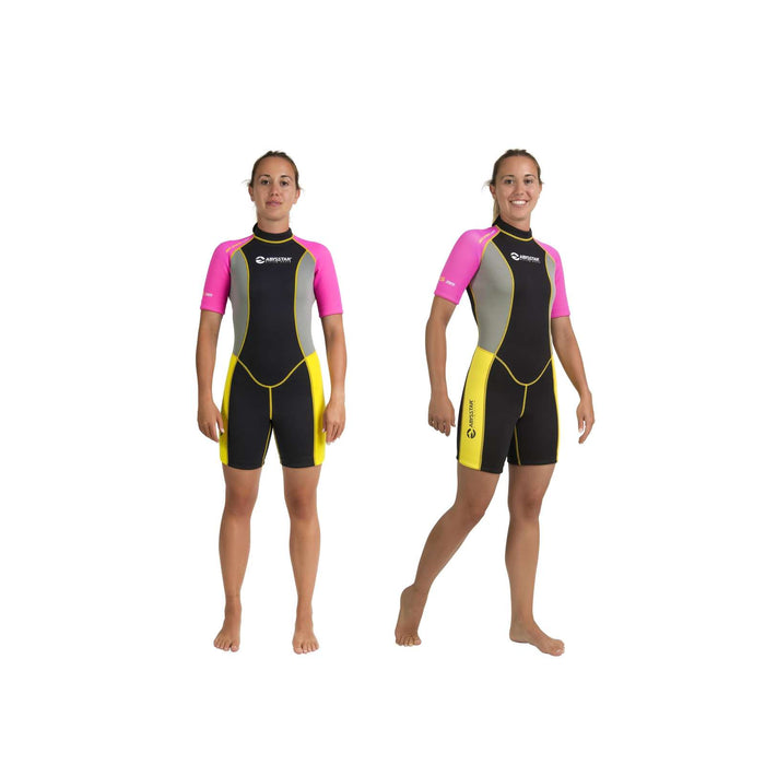 Schnorcheln Kurz-Neoprenanzug Sea Spring Frau 2,5mm Mehrfarben S Abysstar 60201