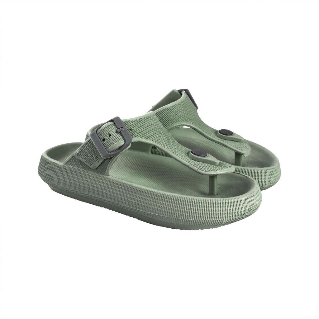 Schwimm Flip Flops Nevada Herren Army-Grün Größe 44-45 Abysstar 64084AG