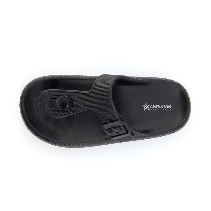 Schwimm Flip Flops Nevada Herren Schwarz Größe 44-45 Abysstar 64084BK
