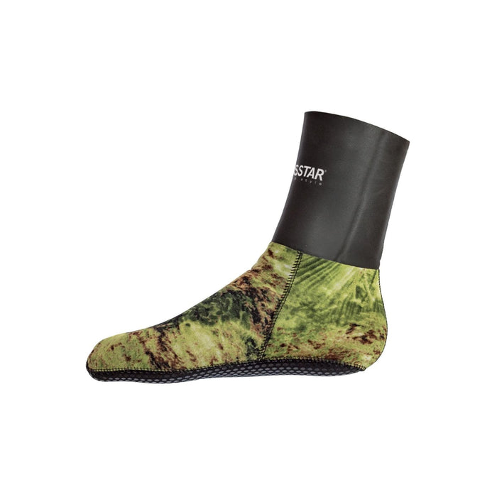 Schnorchel-Socken Mimetico Evo 3mm Camo-Grün L Abysstar 68058