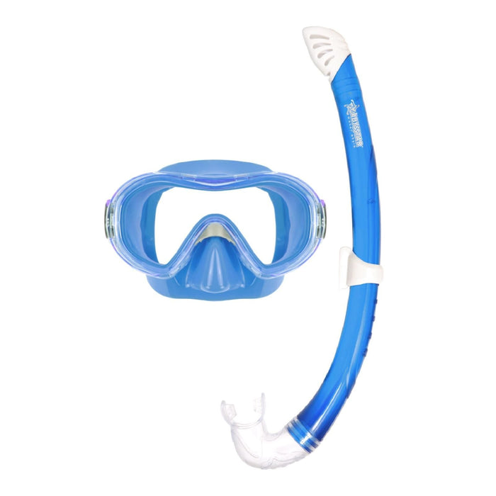 Schnorchelsatz Funny Kinder Farbe Blau Abysstar 69260BL