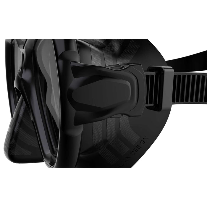 Schnorchelmaske Elba Schwarz Seac 75-41N-SBL