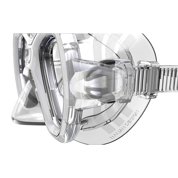 Schnorchelmaske Elba Md Klar-Weiß Seac 75-42W-SKL