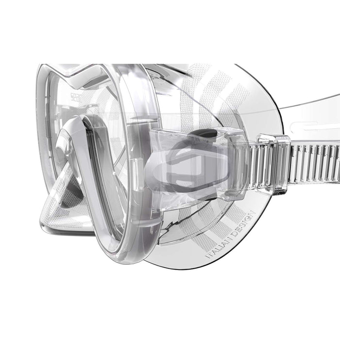 Schnorchelmaske Giglio Md Klar-Weiß Seac 75-48W-SKL