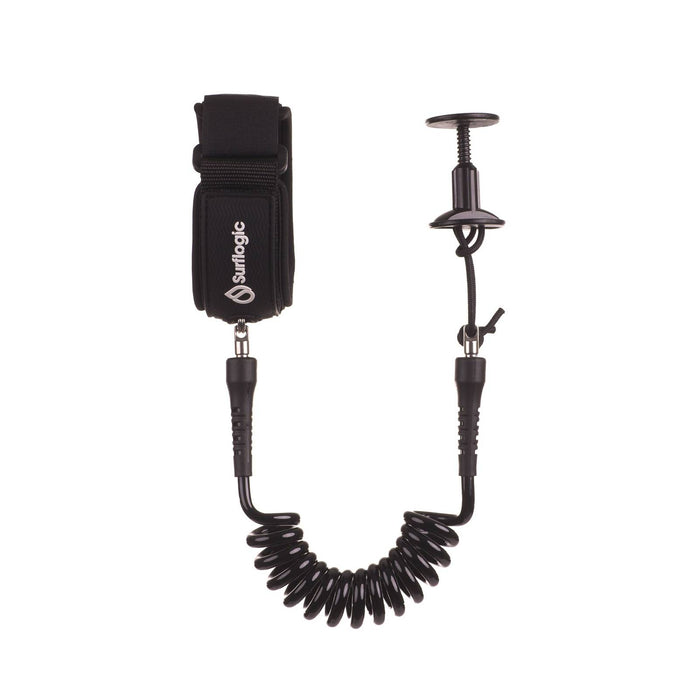 Leash Bodyboard Coil Bizeps Schwarz Surflogic 81301