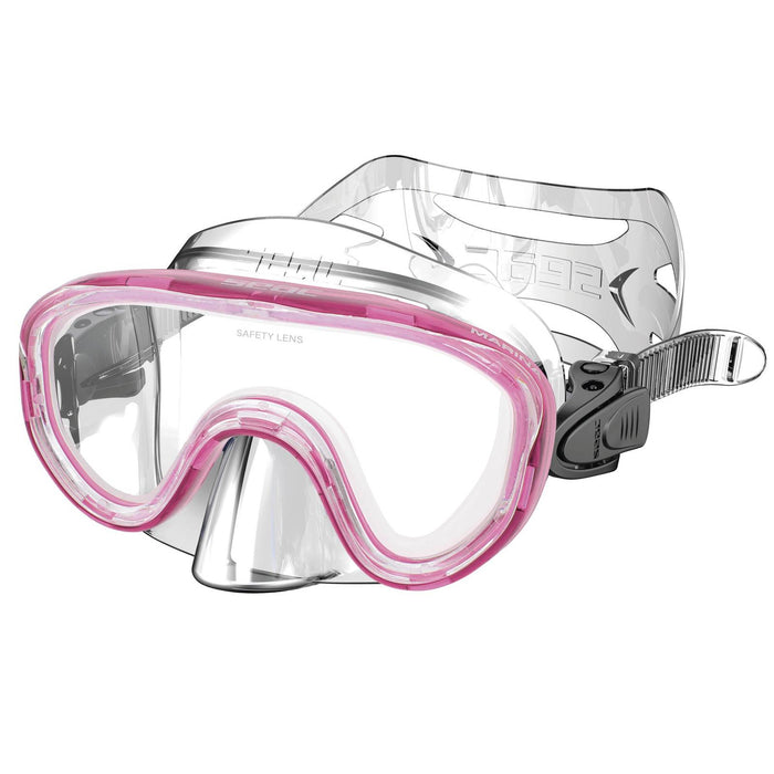 Schnorchelmaske Marina Kinder Slt Klar-Pink Seac 9428P