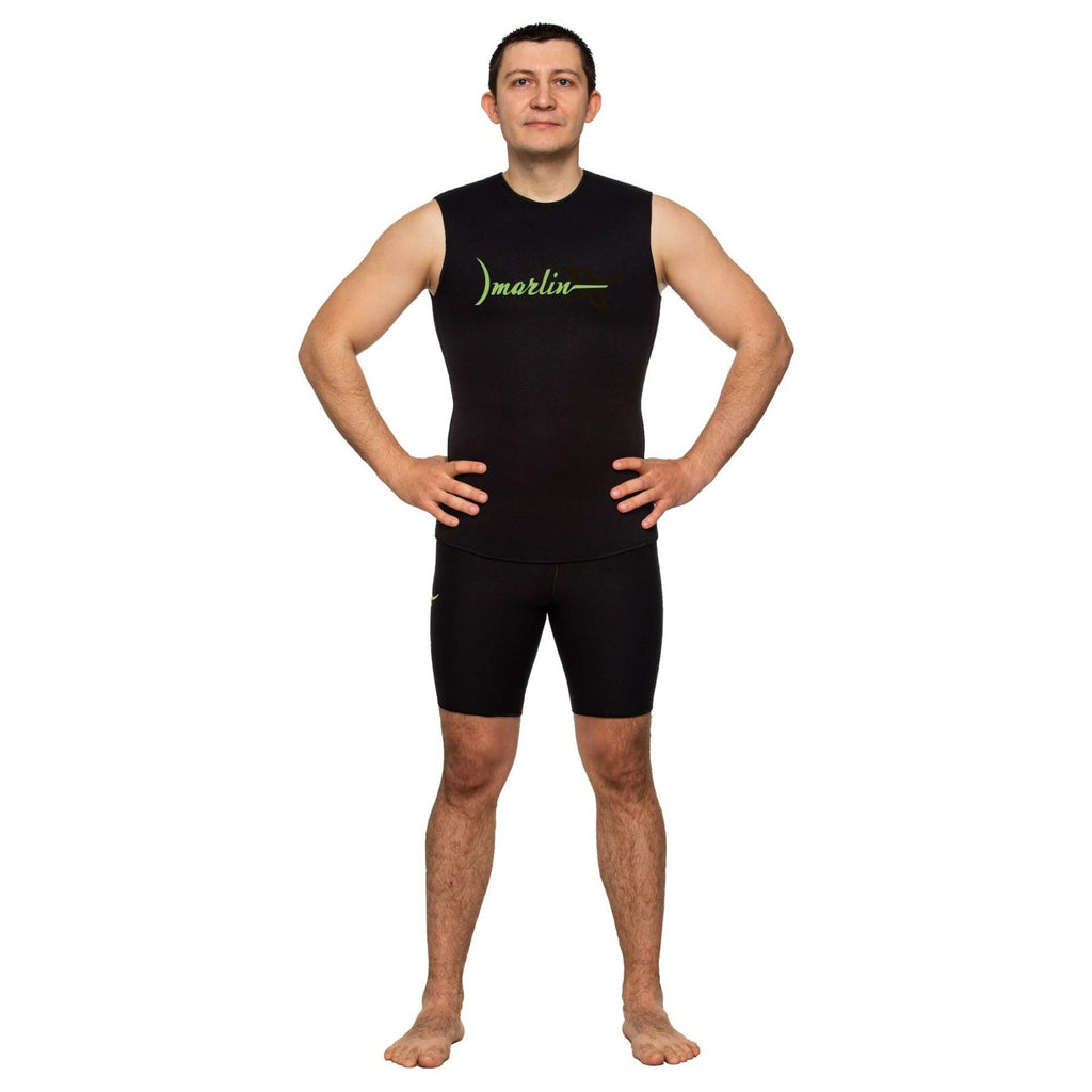 Neopren Schnorchelweste Offene Zelle Mann 3mm Schwarz Größe ML Marlin 9878