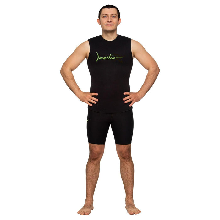 Neopren Schnorchelweste Offene Zelle Mann 3mm Schwarz Größe ML Marlin 9878