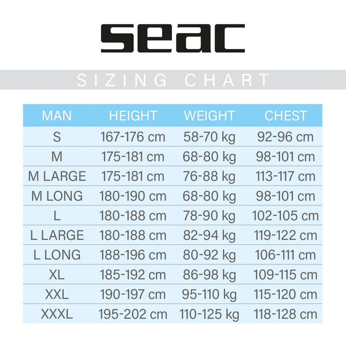 Neoprenanzug Space Man 5mm XXL Seac 1-115-XXL