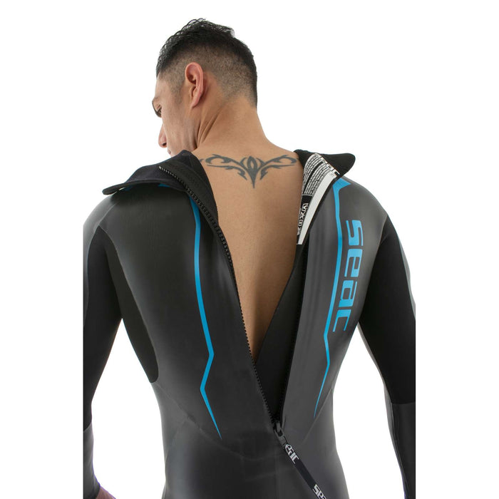 Neoprenanzug Pace Mann 2,5-3,5mm Schwarz-Blau M Seac 1-133-M