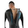 Neoprenanzug Pace Mann 2,5-3,5mm Schwarz-Blau XXL Seac 1-133-XXL