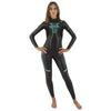 Neoprenanzug Pace Frau 2,5-3,5mm Schwarz-Türkis XXL Seac 1-134-XXL