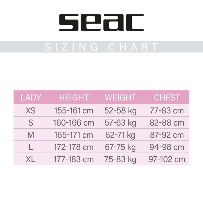Neoprenjacke Snake Frau 5mm Camo S Seac 1-146-S