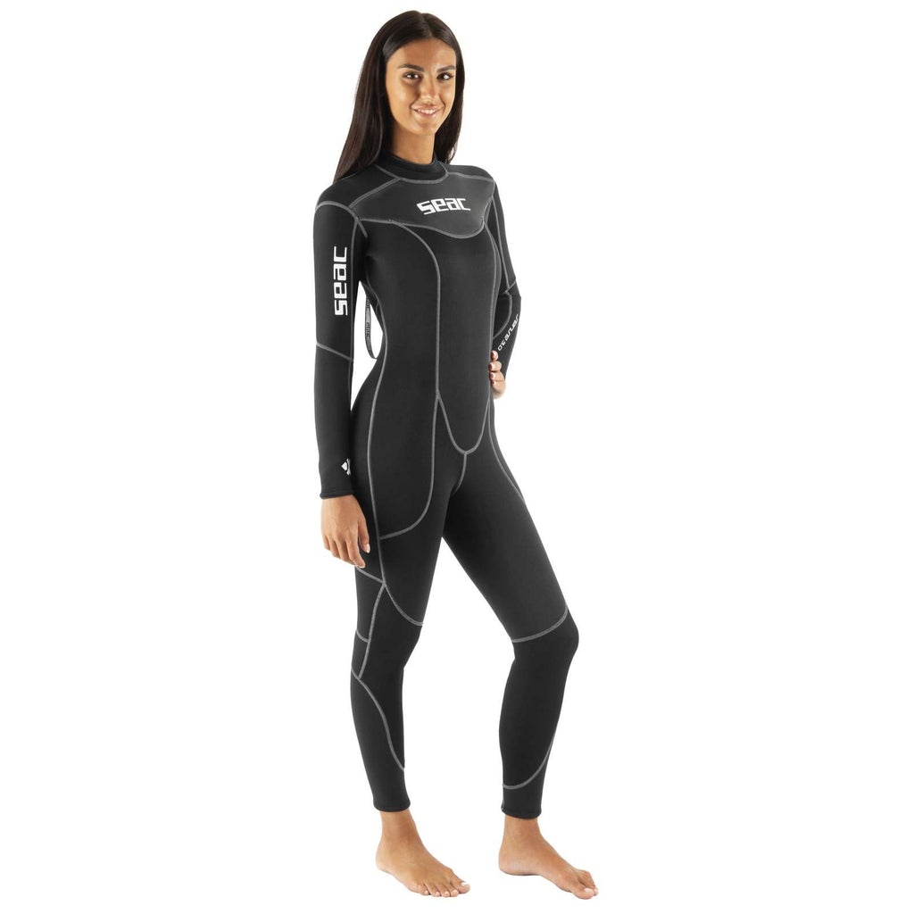 Wetsuit Sense Zwart Vrouw 3mm M Seac 1-79-M