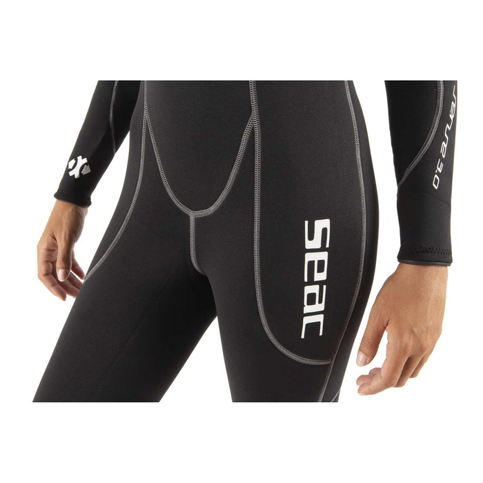 Wetsuit Sense Zwart Vrouw 3mm M Seac 1-79-M