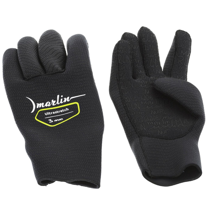 Tauchhandschuhe Ultrastretch 3mm Schwarz Größe L Marlin 10826