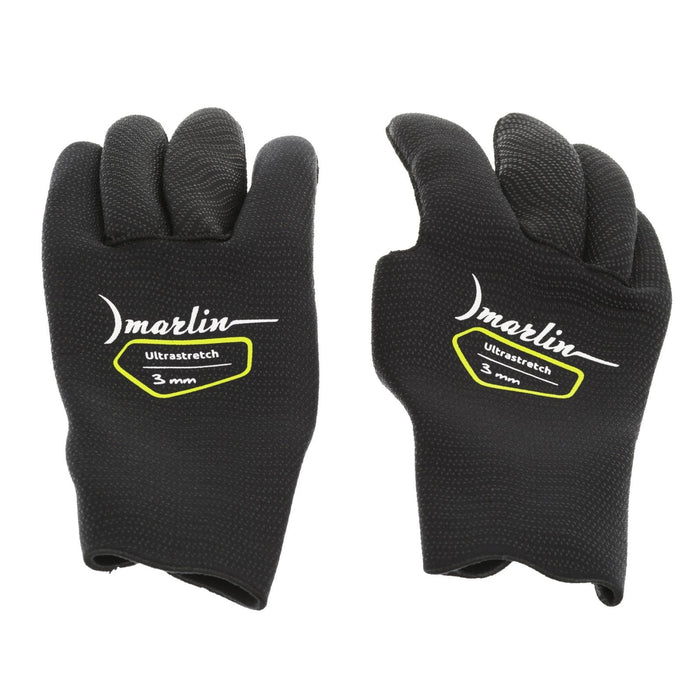 Tauchhandschuhe Ultrastretch 3mm Schwarz Größe M Marlin 10827