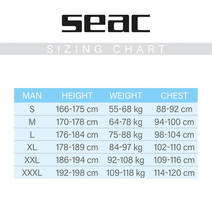 Hoodie Männer 2mm XL Seac 11-30-XL