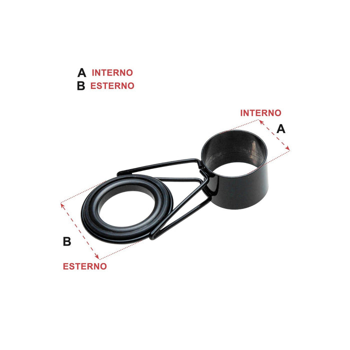 Rutenführer Bsveg Schwarz 5,5-12mm Expert Predator 11008