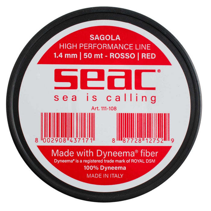 Kern Dyneema Rot 50m 1,4mm Seac 111-108