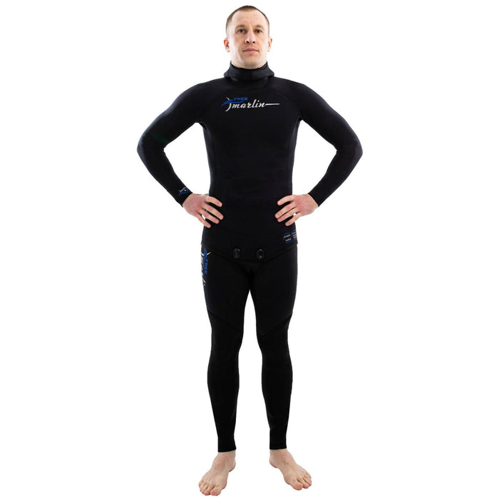 Freediving Vollanzug Freier Mann 5mm Schwarz Größe XXL Marlin 116989