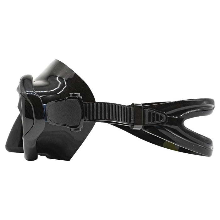 Spearfishing Maske Superba Schwarz Gelb-Spiegelbeschichtet Marlin 117848