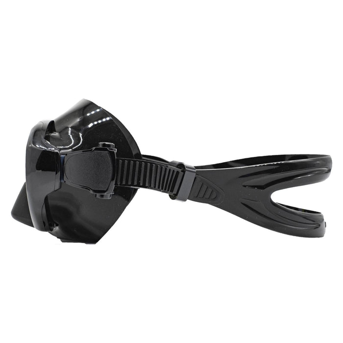 Spearfishing Maske Ergo Schwarz Gelb-Spiegelbeschichtet Marlin 117850