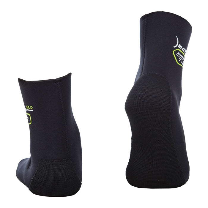 Anatomische Schnorchelsocken Nylon Eco 1.5mm Schwarz Größe XL Marlin 118502