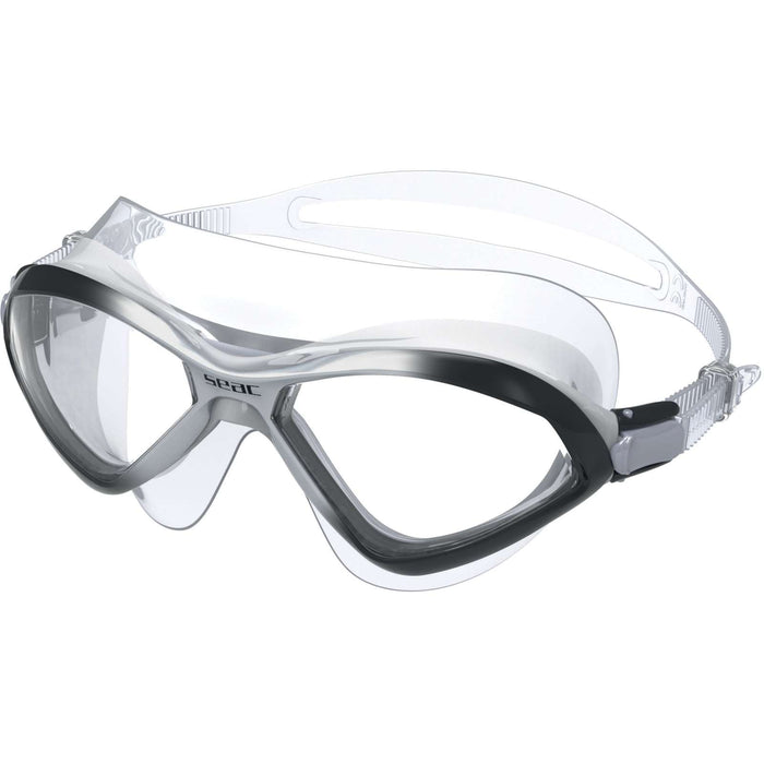 Schwimmmaske Diablo Klare-Silber Klare Linsen Seac 152-50NAG-LT