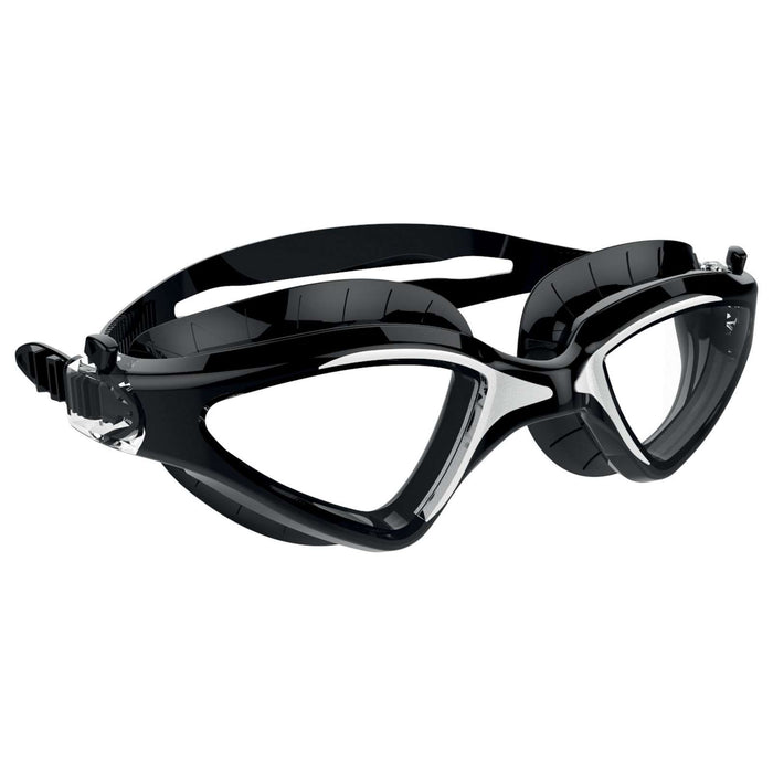 Schwimmbrille Lynx Schwarz-Weiß Klare Linsen Seac 152-55NW-LT