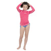 Rash Guard T-Sun Lang Kinder Mädchen Rosa 7 Jahre Seac 155-13-7