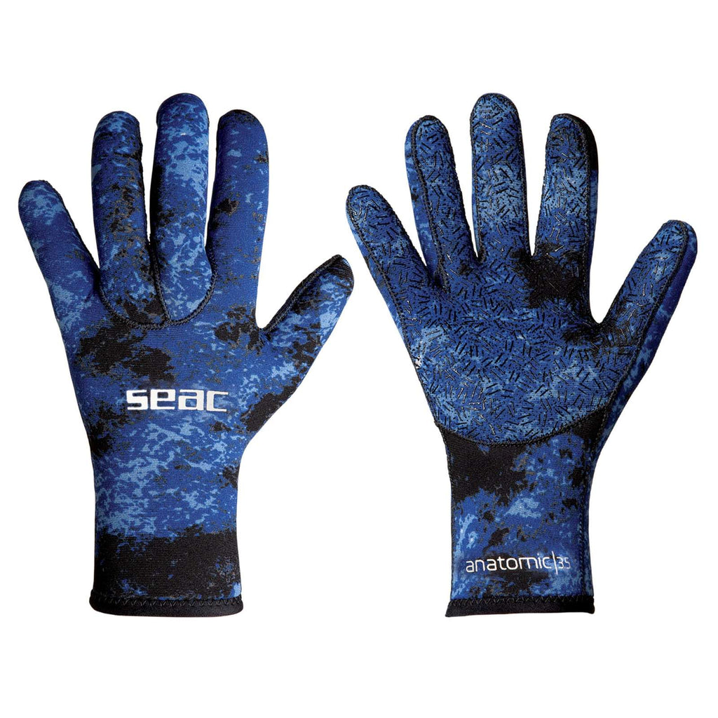Handschuhe Anatomic Camo Blau 3,5mm XL Seac 16-2-XL
