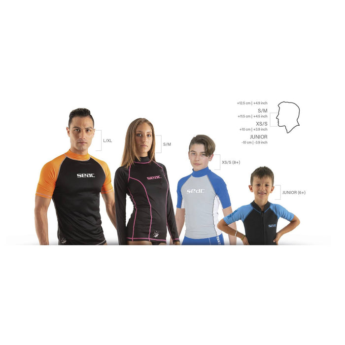 Schnorchel Vollgesichtsmaske Libera Grün-Limette L-XL Seac 170-5VL-SKL