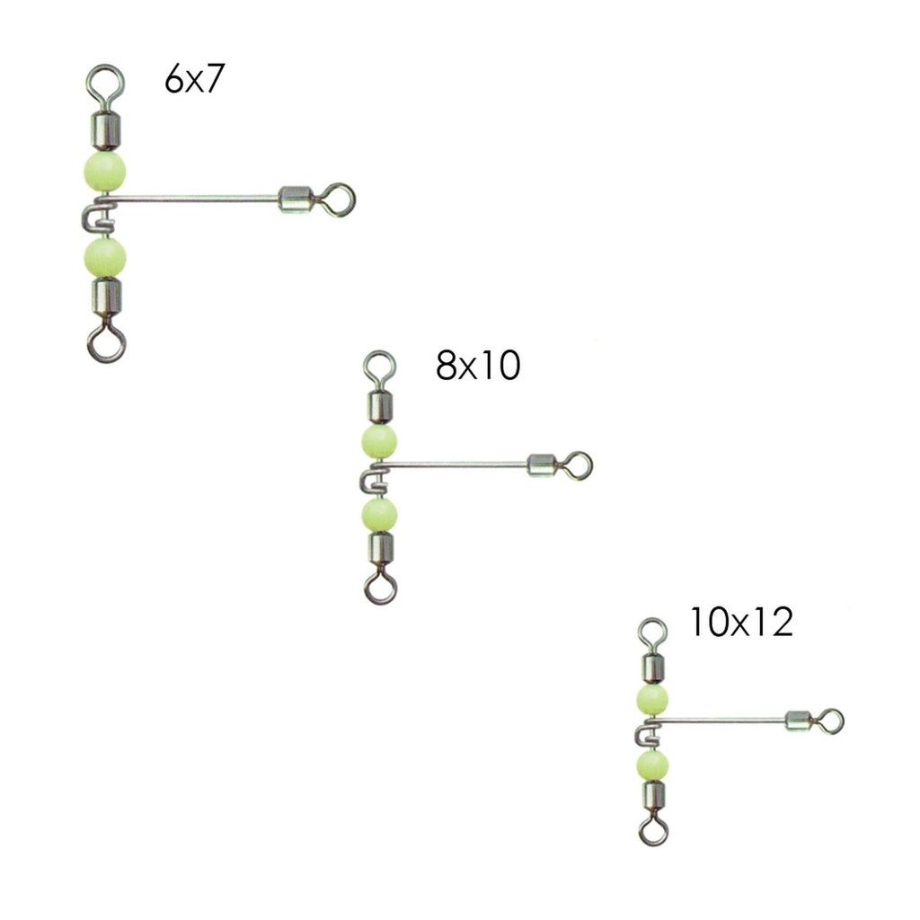Rollwirbel mit drehbarem Arm 6 Stück 10x12 Expert Predator 17729
