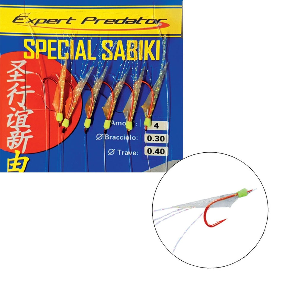 Spezielle Sabiki Rigs Roter Haken 20 Stück Nr. 2 Expert Predator 1845502