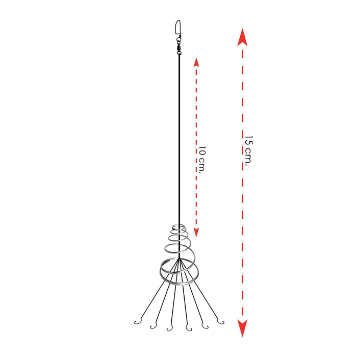 Cluster Rigs mit Köderhaltersupport Größe 4 Expert Predator 1971104