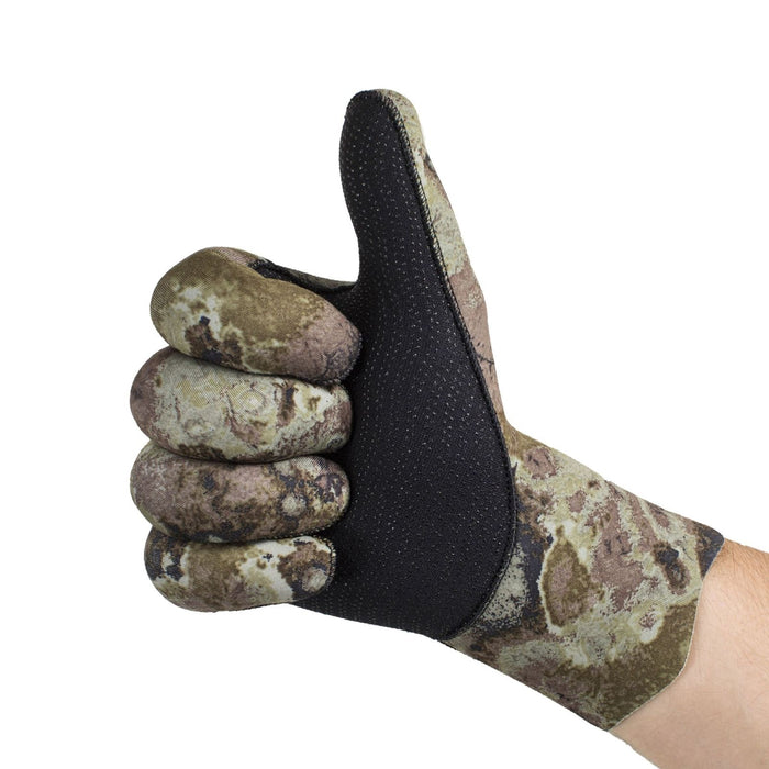 Tauchhandschuhe Ultrastretch 3mm Grün-Camo Größe S Marlin 213183