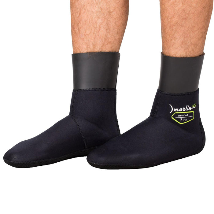 Tauchsocken Waterlock Eco 7mm Schwarz Größe XL Marlin 213438