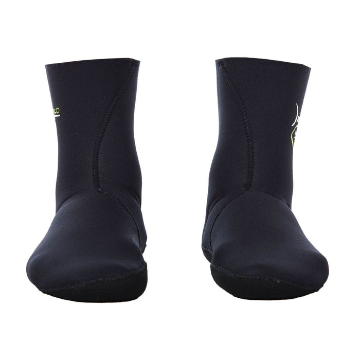 Anatomische Schnorchelsocken Nylon Eco 3mm Schwarz Größe S Marlin 213460